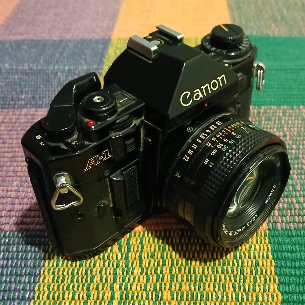 Canon A-1 Vintage Analog Camera